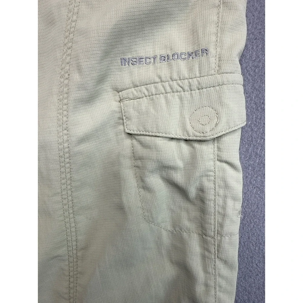 Columbia Pants Women 10 Sage Green‎ Hiking Cargo Outdoor Lightweight